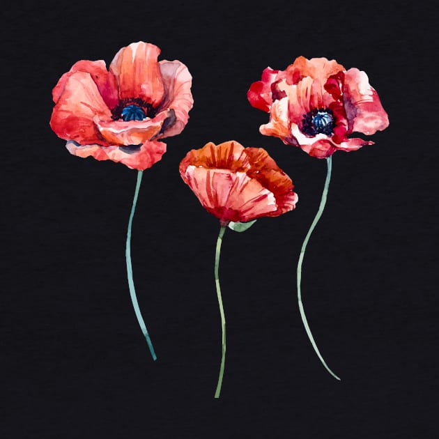 POPPIES by CANVAZSHOP